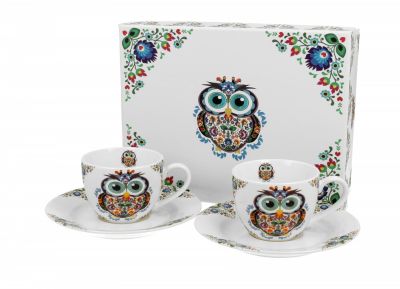 EN KPL. 2 DB. ESPRESSO OWL EWNO 